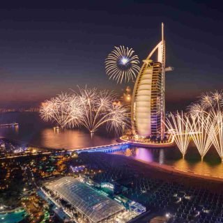 Burj al Arab Fireworks