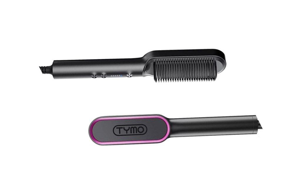 TYMO Hair Straightener Brush, Hair Iron with Built-in Comb
